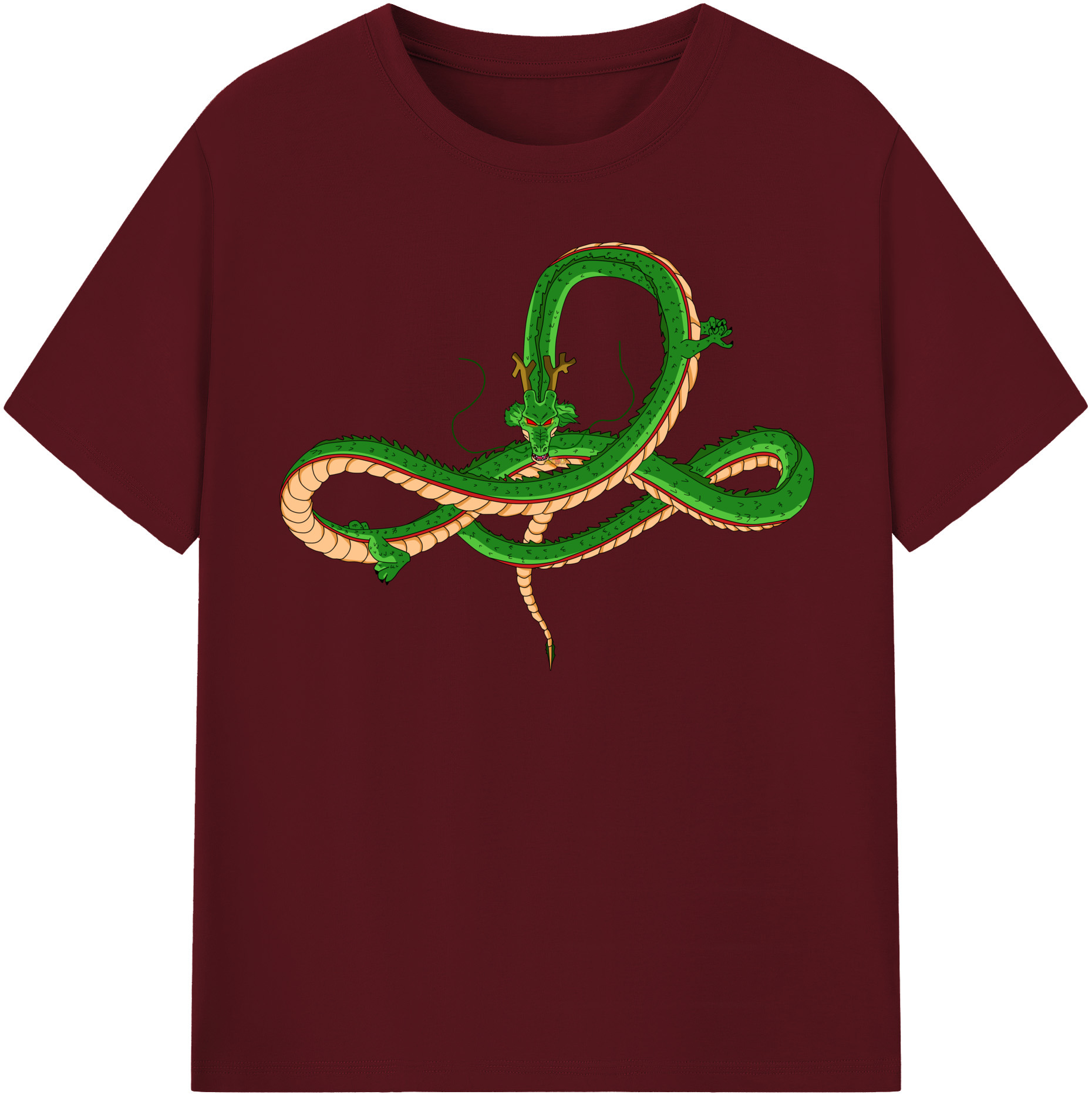 （画像用） ドラゴンボール 神龍 シェンロン DRAGON BALL Shenron 綿100％半袖Tシャツ（フロントプリント）